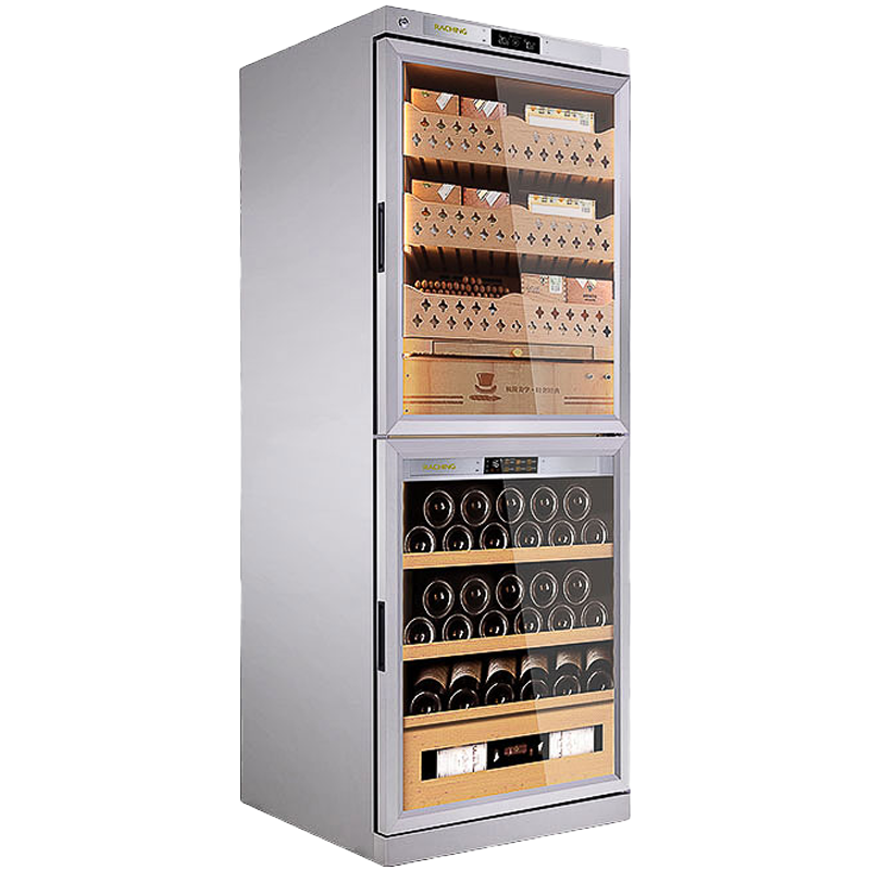 Raching fj-w36b combinazione di humidor per sigari e vino